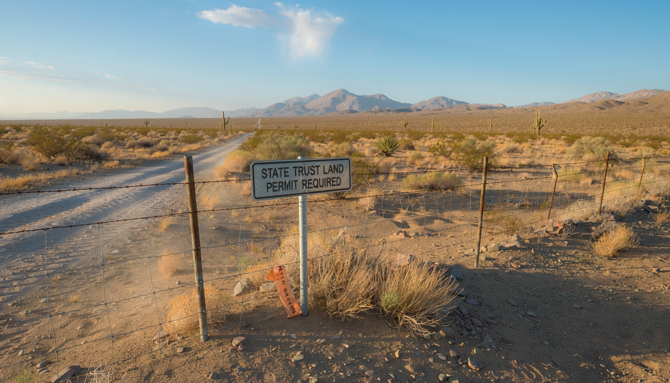 State Trust Land Why Some AZ Land Off Grid Sits Next To Free Hunting Grounds